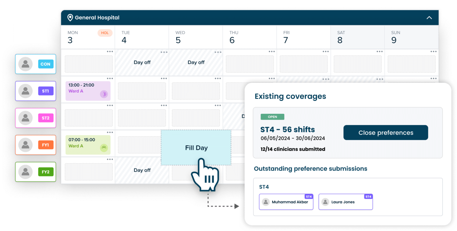 Roster efficiently with Patchwork Rota