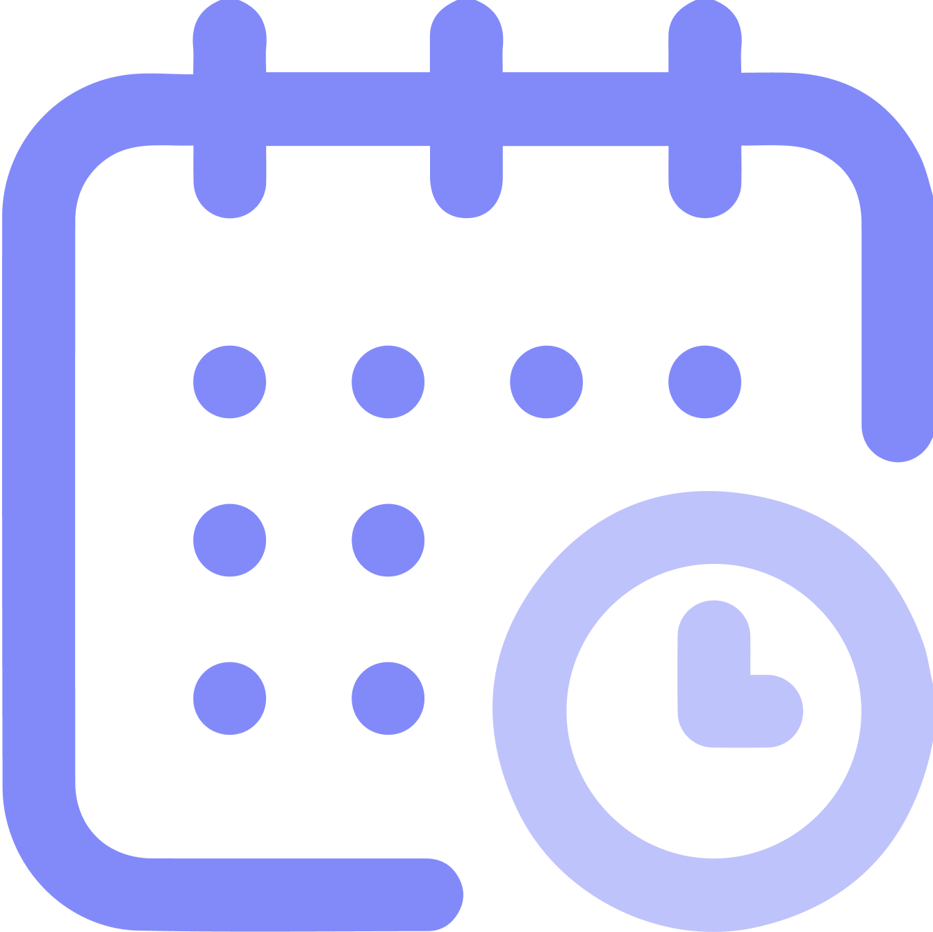 Icon of a calendar